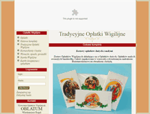 Tablet Screenshot of oblatum.pl